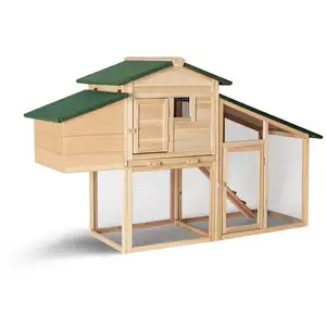 XPT006 Wooden Pet Cages Chicken Coop Natural