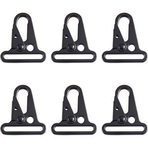 Black Luxury Waterproof Outdoor Olecranon Zinc Alloy <b>Hook</b> Buckle Clasp Tool Gear Hiking Carabiner Tactical Sling Snap <b>Clip</b> <b>Hook</b> - Product Image 1