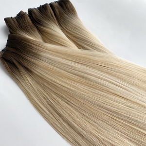 无返货发质 100% 天然人发 Genius Weft 可烫、可染、可剪。光滑 # SBT18/60 钢琴浅色 - Product Image 6