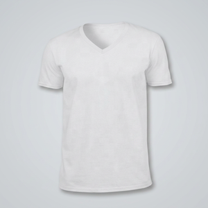 T-shirts pour hommes à col en V, en coton 100% tricoté, unis, personnalisables avec logo, doux, décontractés, respirants, à séchage rapide, manches courtes, en gros - Product Image 2