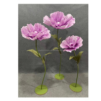Tuyau en plastique préservé artificiel en soie de vraies fleurs de contact pour la décoration de mariage pour la fleur artificielle géante