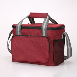Usine personnalisé en gros 600D <span class=keywords><strong>isotherme</strong></span> déjeuner refroidisseur <span class=keywords><strong>sac</strong></span> à <span class=keywords><strong>dos</strong></span> Style classique avec lettre motif petits aliments <span class=keywords><strong>sac</strong></span> à <span class=keywords><strong>dos</strong></span> - Product Image 5