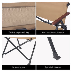 Silla de Camping Plegable Compacta, Ligera y Resistente, con Marco de Acero para Exteriores, Diseño Moderno de Alta Calidad y Bajo Precio - Product Image 5