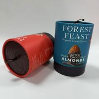 Boîte cylindrique en papier kraft personnalisée de qualité supérieure, écologique, de qualité alimentaire, pour le thé, le café et l'emballage de cadeaux de luxe