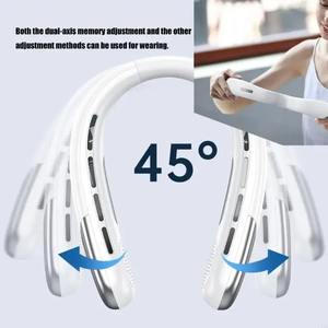 Ventilateur portable sans pales à suspendre autour du cou, mini climatiseur rechargeable par USB, dispositif de refroidissement - Product Image 4