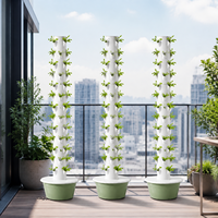 Système de culture hydroponique vertical intelligent à 13 niveaux avec circulation automatique de l'eau pour faire pousser des légumes et des herbes en intérieur
