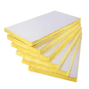 Panel <span class=keywords><strong>de</strong></span> Lana <span class=keywords><strong>de</strong></span> Fibra <span class=keywords><strong>de</strong></span> Vidrio Laminado con Papel <span class=keywords><strong>de</strong></span> Aluminio, Ignífugo, Insonorizante, <span class=keywords><strong>para</strong></span> Aislamiento Térmico <span class=keywords><strong>de</strong></span> Conductos HVAC, Paredes <span class=keywords><strong>y</strong></span> <span class=keywords><strong>Techos</strong></span> - Product Image 5