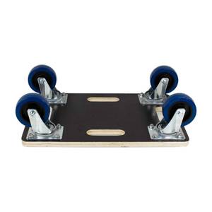 Plate-forme roulante de transport de meubles 60*80 cm charge 500 kg <span class=keywords><strong>planche</strong></span> <span class=keywords><strong>à</strong></span> <span class=keywords><strong>roulettes</strong></span> avec roues et freins plate-forme de chariot - Product Image 2