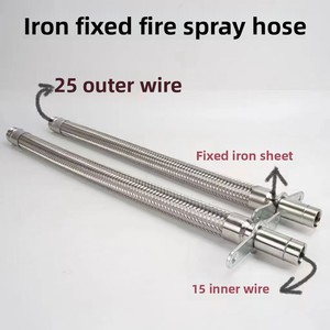 Selang sistem <span class=keywords><strong>Sprinkler</strong></span> api fleksibel kepang, 1 inci pipa Fitting peralatan pelindung api & Aksesori - Product Image 6