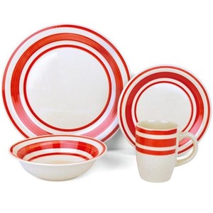 Juego de Vajilla Económico, Juego de Platos Nórdicos de Cerámica Caliente, Vajilla de Porcelana de Hueso, Vajilla de Cocina Flora - Product Image 2