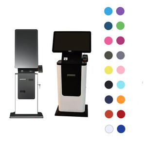 Kiosque d'auto-enregistrement de 27/32 pouces, terminal de paiement, paiement en espèces/cartes, SDK activé pour le lavage de voitures, le stationnement, utilisation en intérieur, sur pied - Product Image 4
