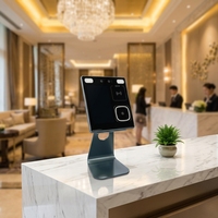 Terminal de Control de Acceso con Pantalla Táctil de 5 Pulgadas |   Compatible con Código de Vena de la Palma/ID/IC/Código QR |   IP65 |   RK3568 |   Android 13 |   4GB de RAM |   Directo