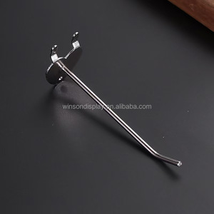 Hot Sale Free Samples Metal <b>Chrome</b> Pegboard <b>Hook</b>/ Price Tag Wire Display <b>Hooks</b> - Product Image 3