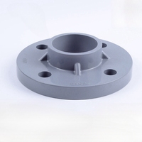 Brida integrada resistente a altas temperaturas Brida industrial de CPVC de una sola pieza para accesorios de tubería Resistente a productos químicos