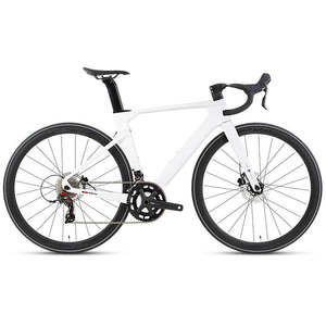 Vélo <span class=keywords><strong>de</strong></span> <span class=keywords><strong>route</strong></span> en carbone à axe traversant - Vélo <span class=keywords><strong>de</strong></span> course aérodynamique à 16 vitesses pour le cyclisme <span class=keywords><strong>de</strong></span> compétition et l'entraînement au triathlon - Product Image 1