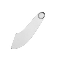 Spatule de Maquillage en Acier Inoxydable en Forme de Cœur DIY – Spatule Spéciale pour Fond de Teint, Grattoir à Liquides, Masques, Crème Contour des Yeux – Outil de Maquillage