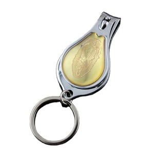 Hot Sale Promotional Silver Carabiner Metal Keychain with Nail Cutter Bottle Opener CHANNEL CMKC18794