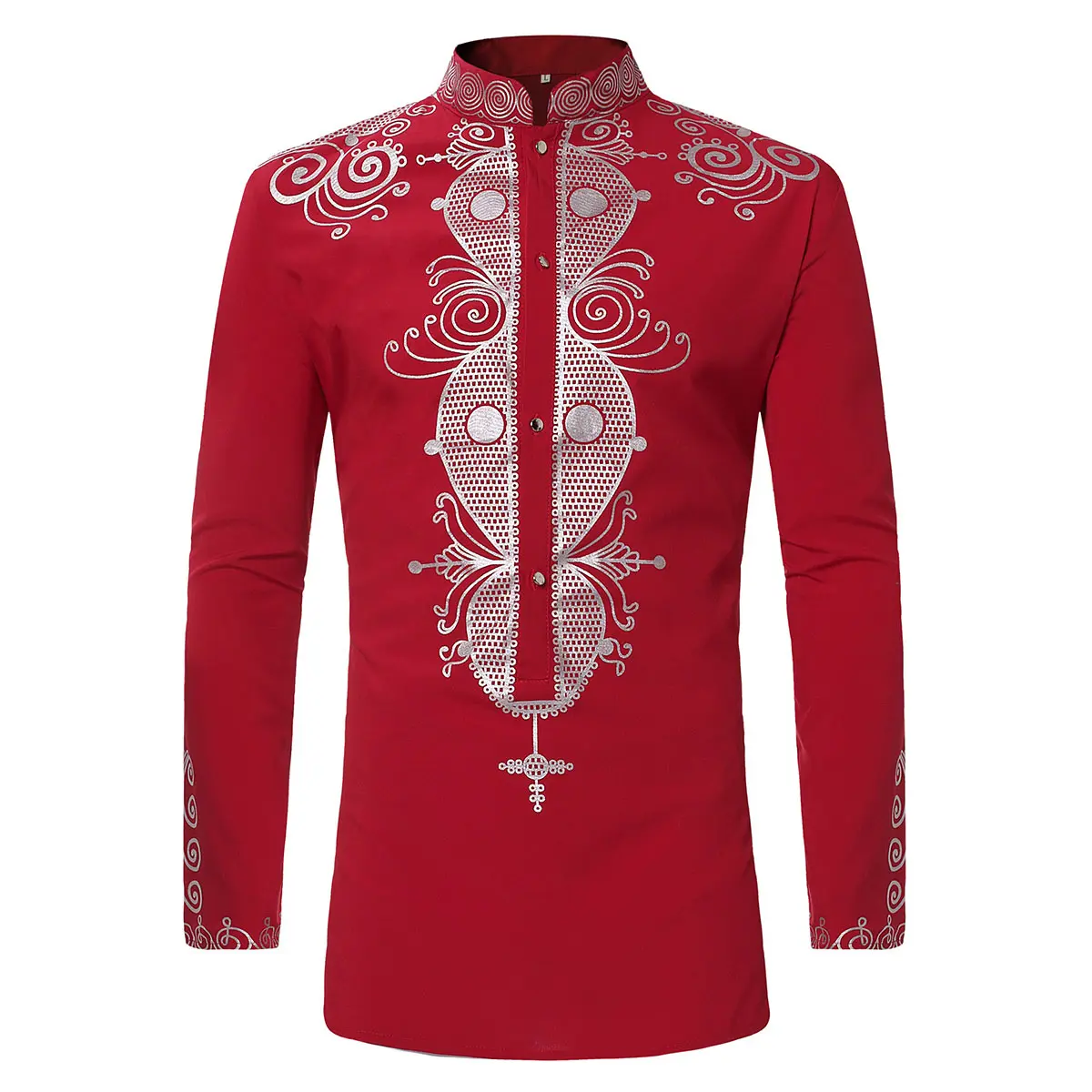 Afrikaanse Hot Koop Zwart Rood Wit Dashiki Shirts Groothandel Afrikaanse Kleding Voor Mannen Dashiki Kleding