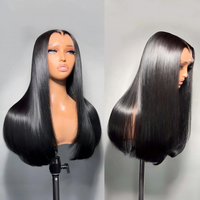 Perruque frontale HD sans colle 13x6 en cheveux naturels vietnamiens bruts, vente en gros, perruque en cheveux humains vierges avec cuticules alignées