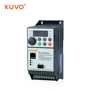 KUVO KV10 ตัวควบคุมความถี่ V/F ประสิทธิภาพสูง 220V/380V 0.75kw 1.5kw 2.2kw VFD ไดรฟ์ปรับความถี่ 3 เฟส พร้อม RS485 - Product Image 1