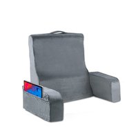 SUREWALHOME Oreiller de lecture de lit léger Oreiller de soutien du dos pour s'asseoir dans le lit Oreiller en mousse pour se détendre Coussin de couchage