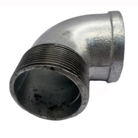 Matériaux de plomberie, accessoires de raccordement, fixation de pipeline, pièces d'installation de tuyaux, coude à 90 degrés M&F en acier inoxydable moulé