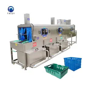 automatic crate cleaning machine tray turnover basket washing machine