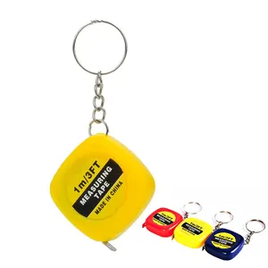 Keychain Tape Measure Mini Có Thể Thu Vào Tape Measure Thước Với Móc Chìa Khóa Pocket Kích Thước Tape Measure 1M/3ft
