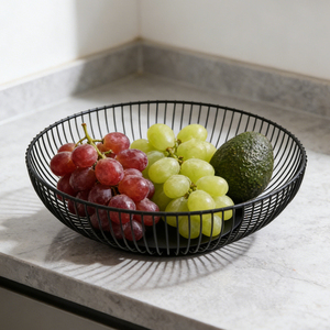 Panier de rangement en fil de fer forgé sur mesure pour fruits et légumes, organisateur de cuisine et de garde-manger, vente en gros - Product Image 1