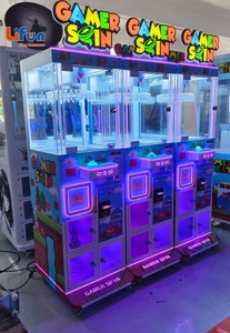 Lifun <span class=keywords><strong>Lucky</strong></span> Gamer Spin, machine à cadeaux rotative à 30 clips, avec 3 compartiments inférieurs, kiosque de distribution de prix à monnayeur pour centres commerciaux - Product Image 2