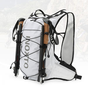 Sac à dos de course à pied, de cyclisme et de randonnée, avec double bretelles, gilet d'hydratation pour marathon, porte-bouteille d'eau - Product Image 2