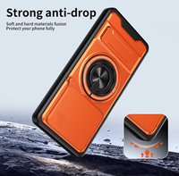 Coque de protection hybride antichute Armor Slide avec support magnétique intégré pour ZTE Blade A36 A76 4G