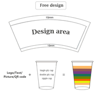 Gobelet à Café en Papier Personnalisé Biodégradable et Jetable, Simple ou Double Paroi Ondulée, avec Couvercles et Manchon