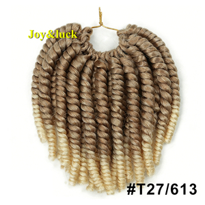 Extensions de cheveux synthétiques <span class=keywords><strong>Havana</strong></span> <span class=keywords><strong>Twist</strong></span> Crochet pré-bouclées pour Locs souples effet vieilli, Butterfly Locs, texture afro naturelle - Product Image 5