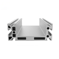 Rail de guidage à rouleaux pour convoyeur et ligne d'assemblage 40x100, profilé en alliage extrudé, usinage CNC personnalisé