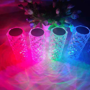 Lámpara Led de mesa inalámbrica para el hogar, luces de mesa modernas RGB, románticas, artesanales, decorativas, portátiles, táctiles, para escritorio, luz nocturna para sala de estar - Product Image 1