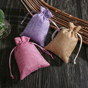Natural Reusable Wholesale Custom <b>Gift</b> Pouch Burlap Coffee Beans <b>Bags</b> Jewelry <b>Jute</b> Drawstring <b>Bag</b> - Product Image 2