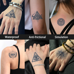 รอยสักชั่วคราว<span class=keywords><strong>ลาย</strong></span>ตาผู้รู้ทุกสิ่ง <span class=keywords><strong>ลาย</strong></span>โบราณลึกลับ กึ่งถาวร กันน้ำ ติดทนนาน 2 สัปดาห์ รอยสักสมุนไพรสำหรับแขน - Product Image 4