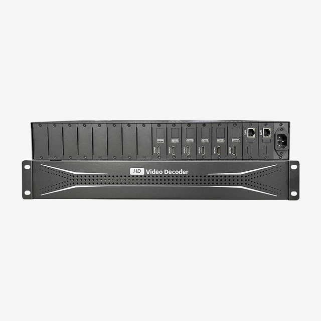 H.265 4K Digital Video Decoder Server for CCTV Video Wall Support ONVI F/RTSP/SDK with 16-CH Split Display