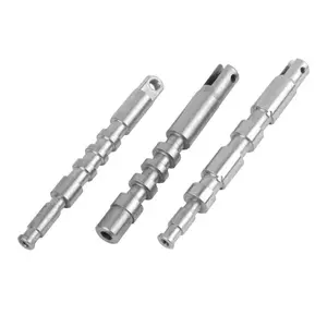 Spindle Stainless Steel Gear Shaft Camshaft Electric Push Rod Knurled Spindle Long Shaft Core Metal Lathe Processing Supplier
