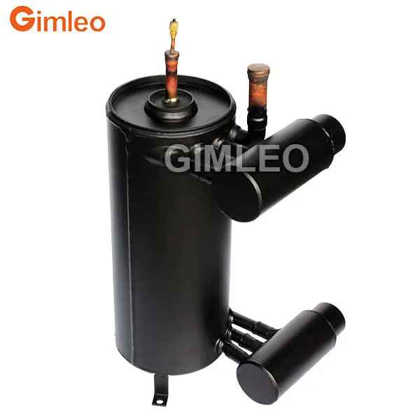 GAK18-CMF Refrigerant to Water Tube in Shell Heat Exchanger Refrigeration Copper Coil in shell Heat Exchanger Condenser