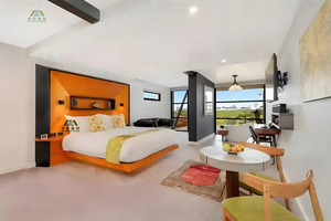 Casa Contenedor Prefabricada <span class=keywords><strong>de</strong></span> Acero <span class=keywords><strong>de</strong></span> Alta Gama, Material <span class=keywords><strong>de</strong></span> Panel Sándwich para Hoteles, Villas, <span class=keywords><strong>Apartamentos</strong></span> en Resorts <span class=keywords><strong>de</strong></span> <span class=keywords><strong>Playa</strong></span> y Montaña, en Oferta - Product Image 4