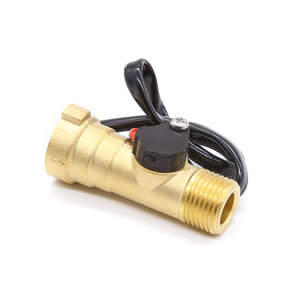 Sensor de Flujo de Agua Dijiang B8 Totalmente de Cobre, Medidor de Efecto Hall de 4 Puntos para Calentadores y Dispensadores de Agua, Rosca de Entrada Interna - Product Image 1
