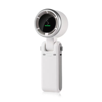 Ventilateur portatif à moteur sans balais haute vitesse, 5 vitesses, rechargeable par USB, turbofan portable pliable, ventilateur de poche pour l'extérieur