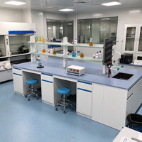 Meuble de laboratoire : Banc de laboratoire de pathologie, Table de travail longue avec évier, Table îlot de laboratoire, Table murale