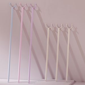 <span class=keywords><strong>Linge</strong></span> en plastique de fourchette réglable durable de vêtements de ménage utilisant le <span class=keywords><strong>poteau</strong></span> accrochant des vêtements - Product Image 6