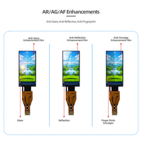 Écran couleur TFT IPS 0,96 0,91 1,3 1,77 2,0 2,8 0,96-10,1 pouces 80*160, écran TFT LCD personnalisé pour bracelet intelligent