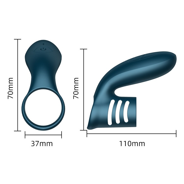 Silicone Vibrating Penisring für Männer – 7 Vibrationsmodi, wasserdicht