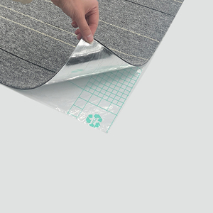 Carrelage auto-adhésif en polypropylène à poils bas pour locataires Carrelage de sol auto-adhésif en vrac Tapis insonorisé pour sol - Product Image 5