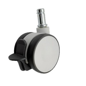 Roue pivotante Qingli de 2 pouces en nylon TPR avec frein pour poussettes et meubles - Product Image 1